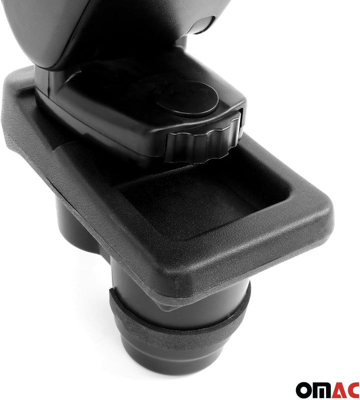 Mittelarmlehne Armlehne kompatibel mit VW Caddy IV 2015-2020 Mittelkonsole Schwarz 1x