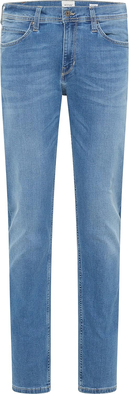 MUSTANG Herren Style Vegas Jeans 28 Slim Lang Blau, 28 Slim Lang Blau