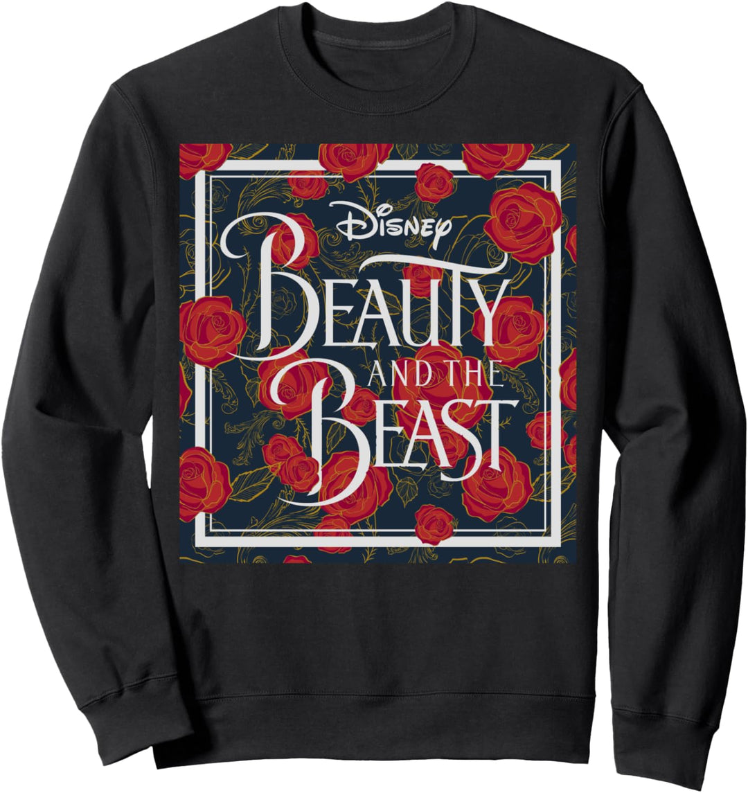 Disney Beauty And The Beast Rose Box Logo Sweatshirt