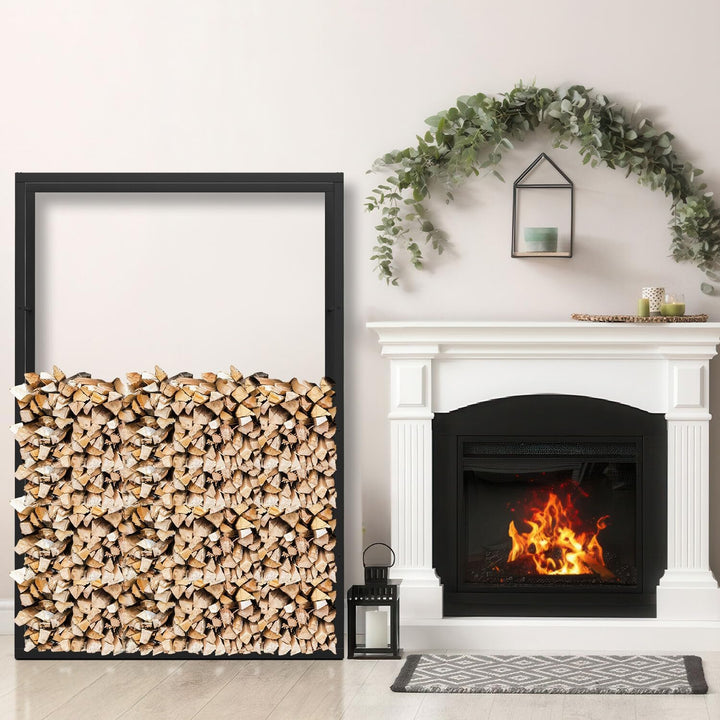 Ansobea 150x100x25cm Kaminholzregal Brennholzregal Feuerholzregal Holzhalter Kaminholzregal Aussen M