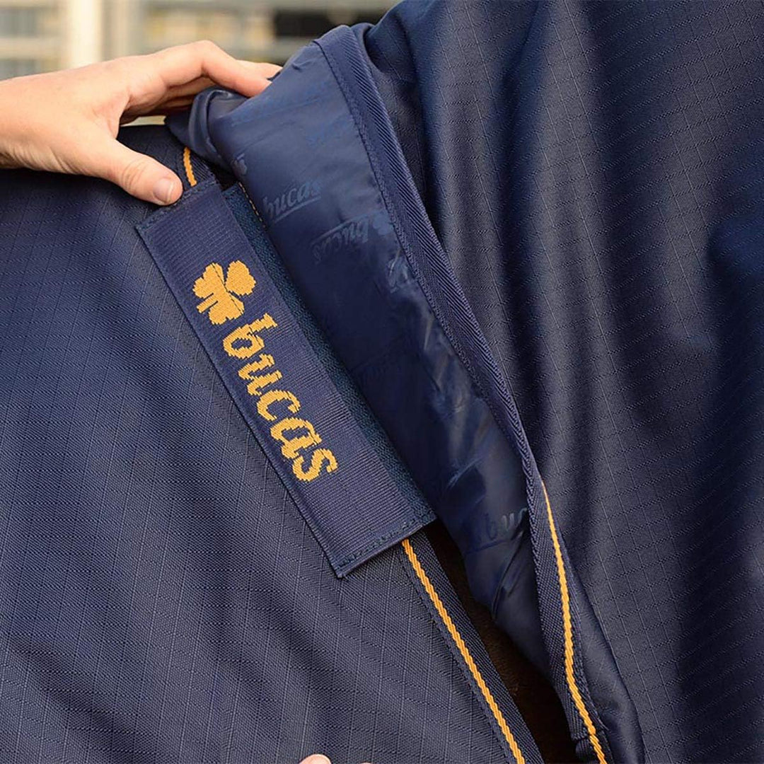 Bucas Irish Combi Neck, Navy Gold, Halsteil, S