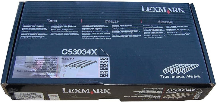 Lexmark C53034X C52x, C53x Fotoleitereinheit farbig 20.000 Seiten 4er-Pack