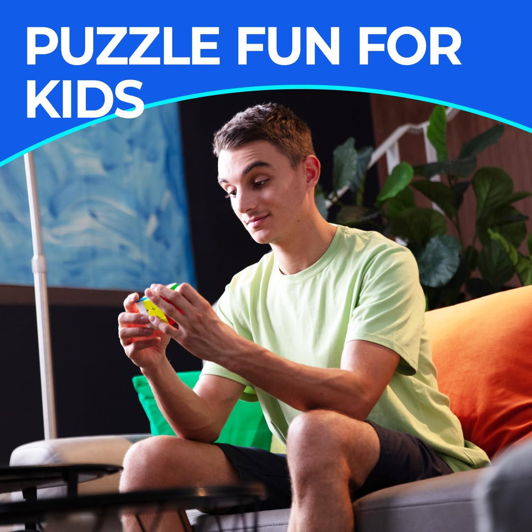 GAN 356RS Zauberwürfel Klassisch 3x3, Speed Cube Original mit IPG & GES+, Magic Cube Stickerlos, GAN