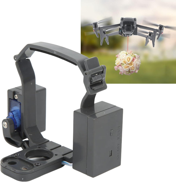 Dilwe Drohnen-Airdrop-System, Langlebiges ABS-Airdrop-System mit Landegestell für Mavic 3