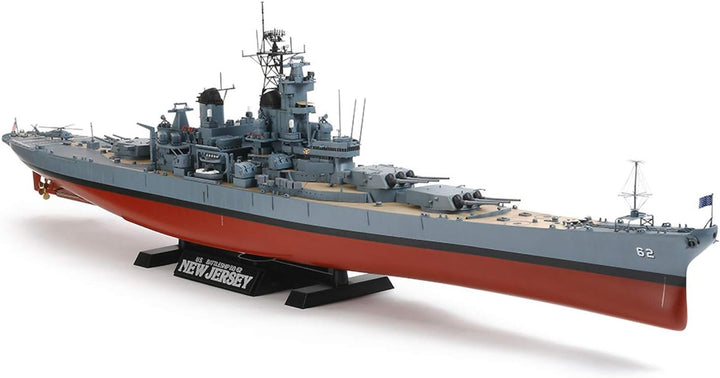 Tamiya 300078028-1:350 US Kampfschiff New Jersey BB-62