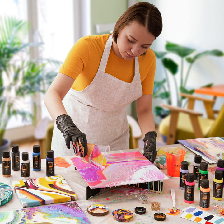 Arteza Malkarton, 28 Stück Grosspackung 15.2 x 15.2cm, 20.3 x 20.3cm, 25.4 x 25.4cm, 30.5 x 30.5cm,