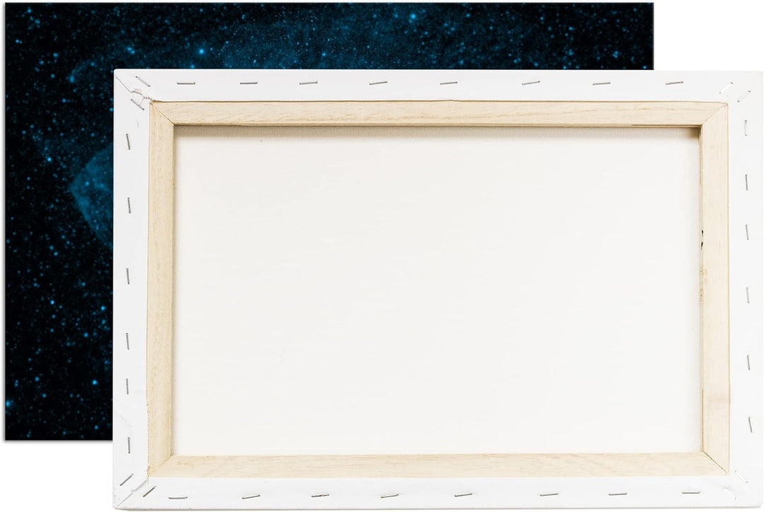 deyoli Überreste einer Supernova Format: 80x60 Effekt: Monocrome Blau als Leinwand, Motiv fertig ger