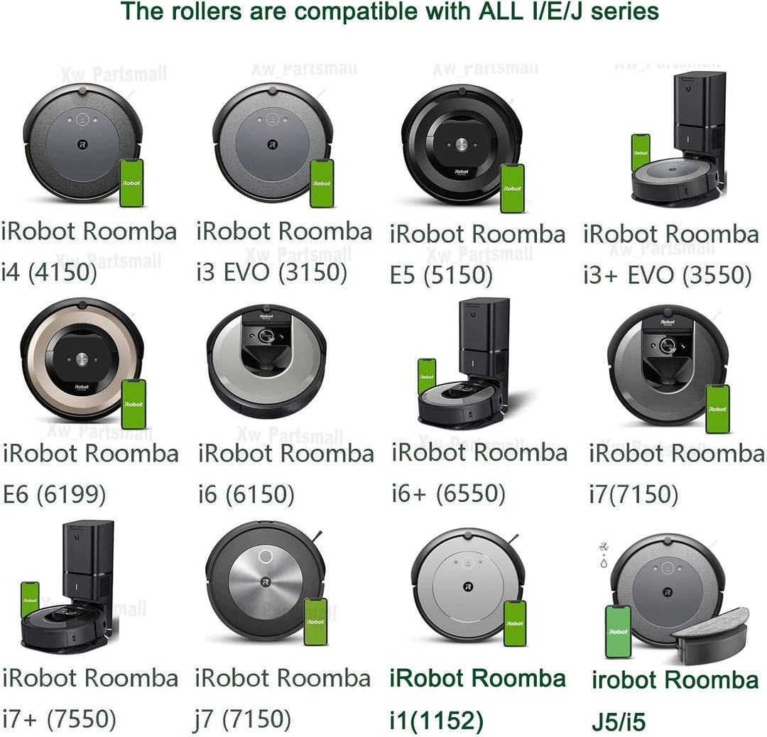 JoyBros Ersatz-Hauptbürstenrollen für iRobot Roomba I/E/J Serie Staubsauger (2 Sätze) 2-SET, 2-SET