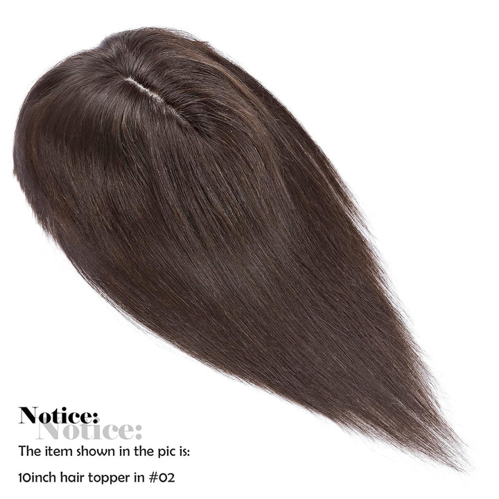 Clip in Extensions Echthaar Topper Extensions Echthaar Haarteile Echthaar Glatt Toupet Haarverdickun