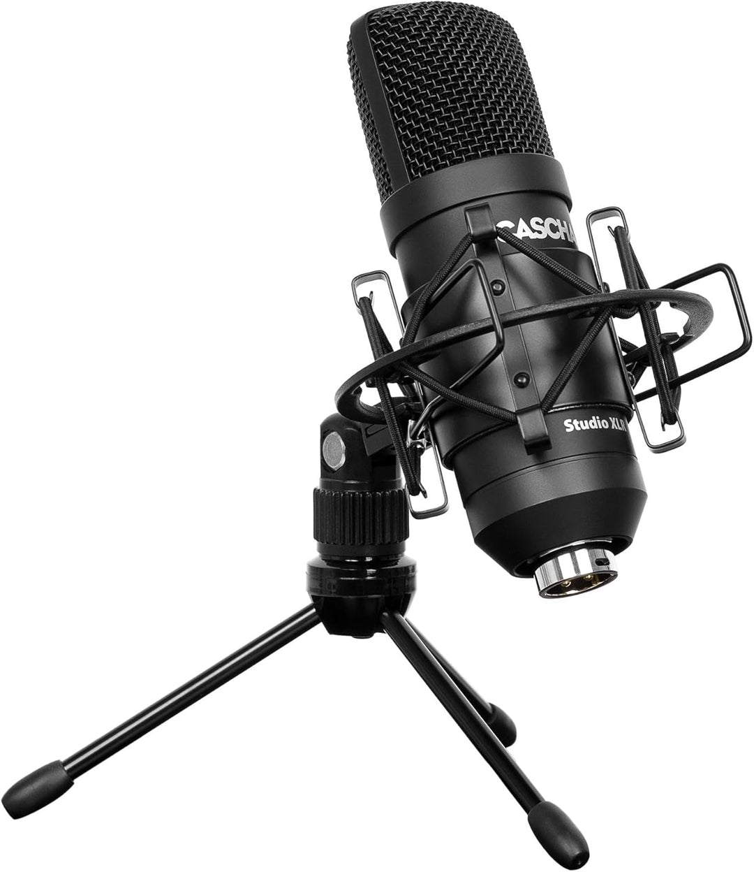 Studio XLR Condenser Microphone Set (incl. shockmount, table stand, 2,5 m XLR cable, windshield), XL
