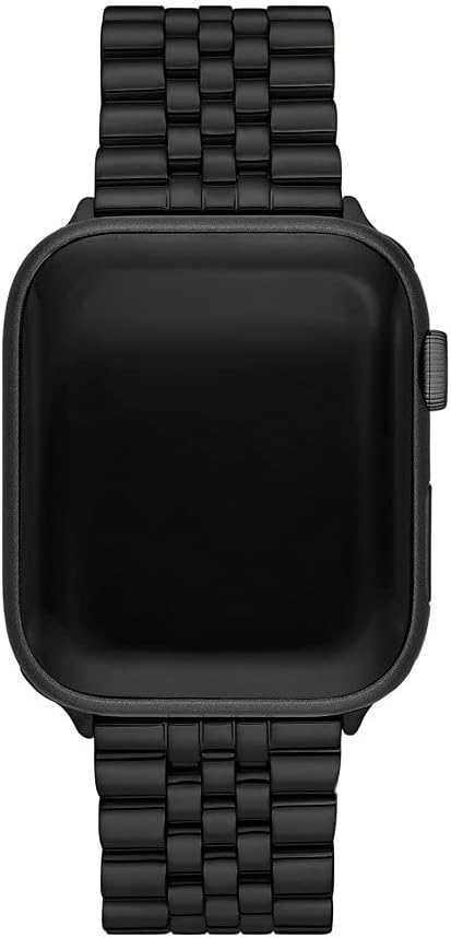 Michael Kors Herrenarmband für Apple Watch®, 38/40/41 mm und 42/44/45/49 mm, aus Edelstahl Black, Bl