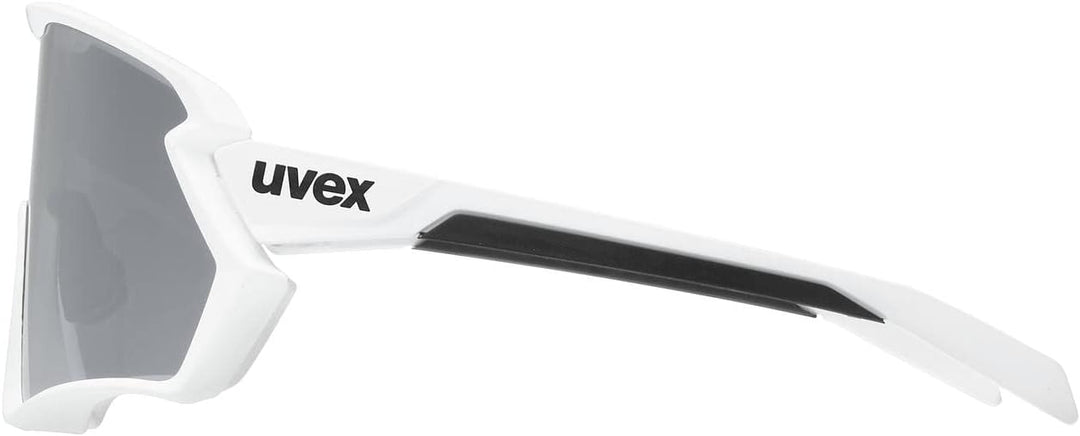 Uvex Unisex Sportstyle 231 2.0 Set Sportbrille (1er Pack) Einheitsgrösse white-black matt/silver, Ei