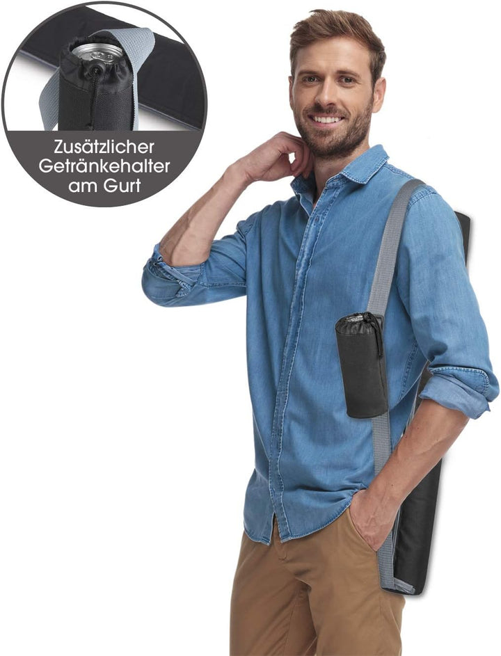 EASYmaxx Dosen-Kühltasche 70cm bis zu 5X 0,5l Dosen isoliertes Kühlfach mit Reissverschluss, Tragegu