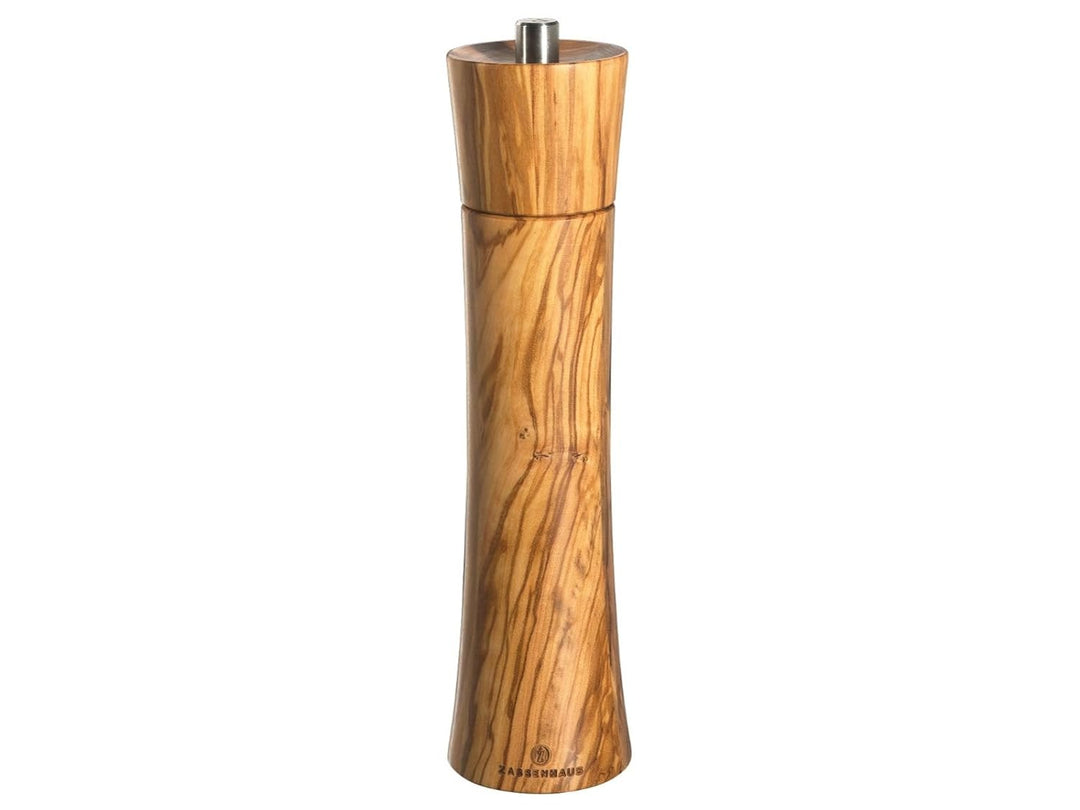 Zassenhaus Salzmühle Frankfurt 24 cm, Olivenholz mit stufenlos verstellbarem Hochleistungs-Keramikma
