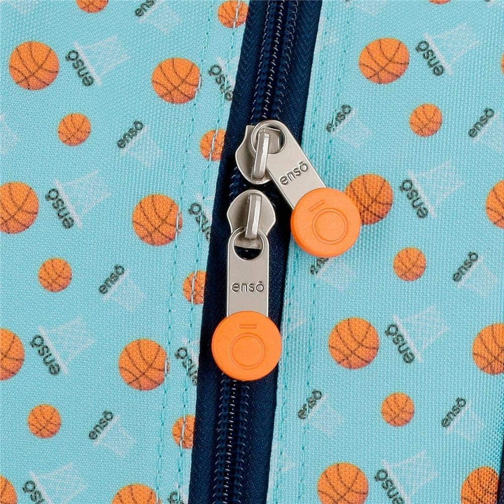 Enso Basket Family Vorschul-Rucksack Blau 23x28x10 cms Polyester 6.44L Vorschulrucksack, Vorschulruc