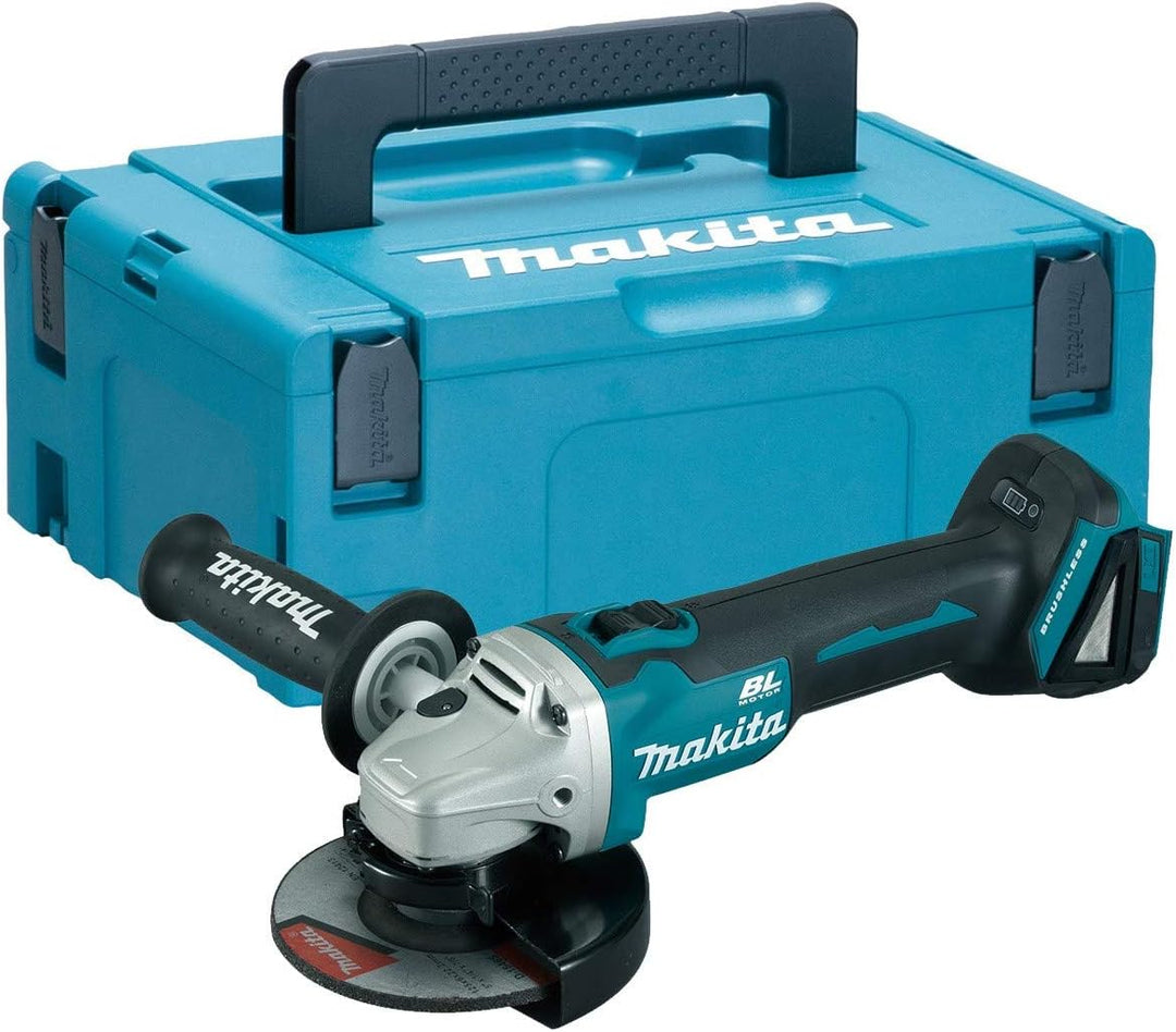 Makita DGA506ZJ Eckschleifmaschine im Koffer Makpac 125 mm 18 V,