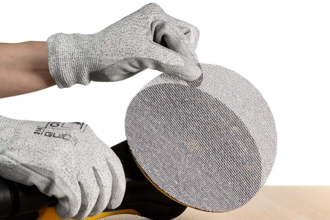 50x MIRKA Haftschleifscheibe ABRANET Grip 125mm K.150 f.HO/Metall/Lack/Ku. Korn P150, Korn P150