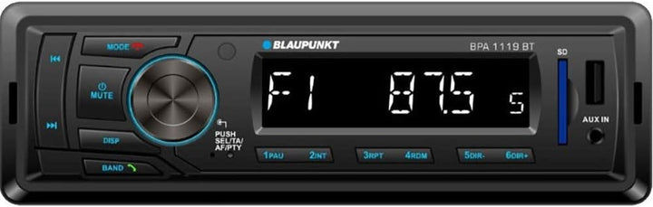 Blaupunkt BPA1119BT Autoradio, 1 DIN, Bluetooth, USB, Schwarz & JVC CS-J420X 10 cm 2-Wege-Koaxial-La