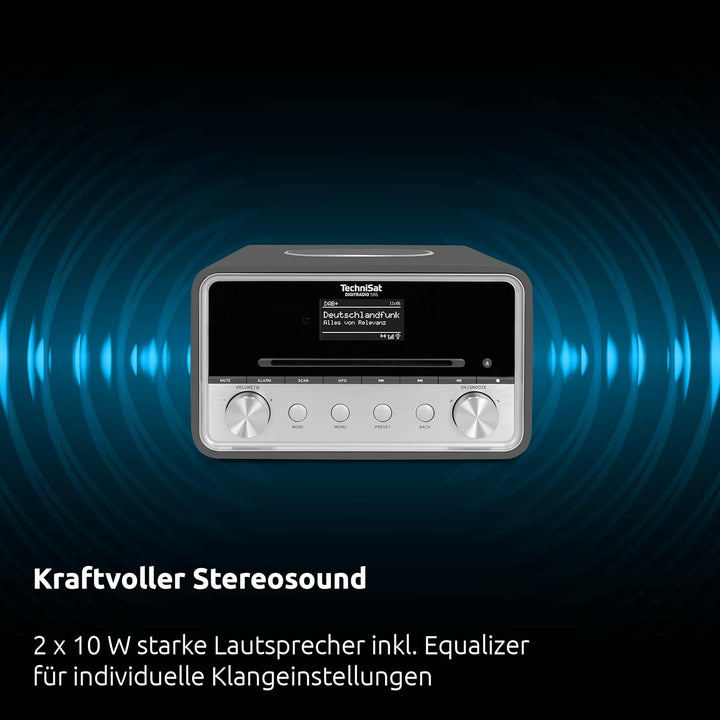 TechniSat DIGITRADIO 586 – DAB+ Hybridradio (Internetradio, UKW, Bluetooth, Spotify, Wireless Chargi