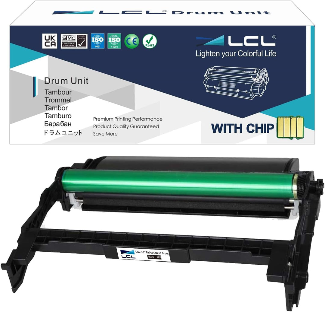 LCL Kompatibel Trommel 101R00664 Drum B210 B205 B215 (1Schwarz) Ersatz für Xerox B210 B210DNI B205 B