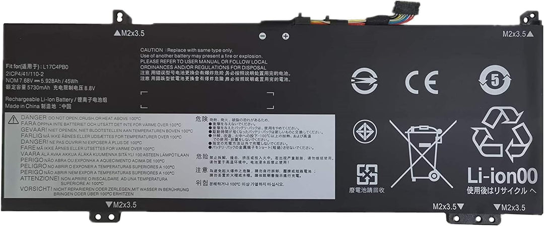 ASKC L17C4PB0 Laptop Akku für Lenovo Flex 6-14IKB 6-14ARR IdeaPad 530S-14ARR 530S-14IKB 530S-15IKB S