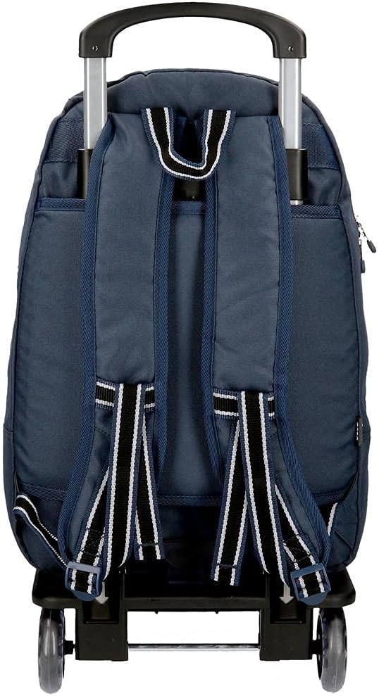 Enso Basic Rucksack mit Trolley Blau 32x46x15 cms Polyester für 15,6"-Laptop 22.1L Blau Rucksack + T