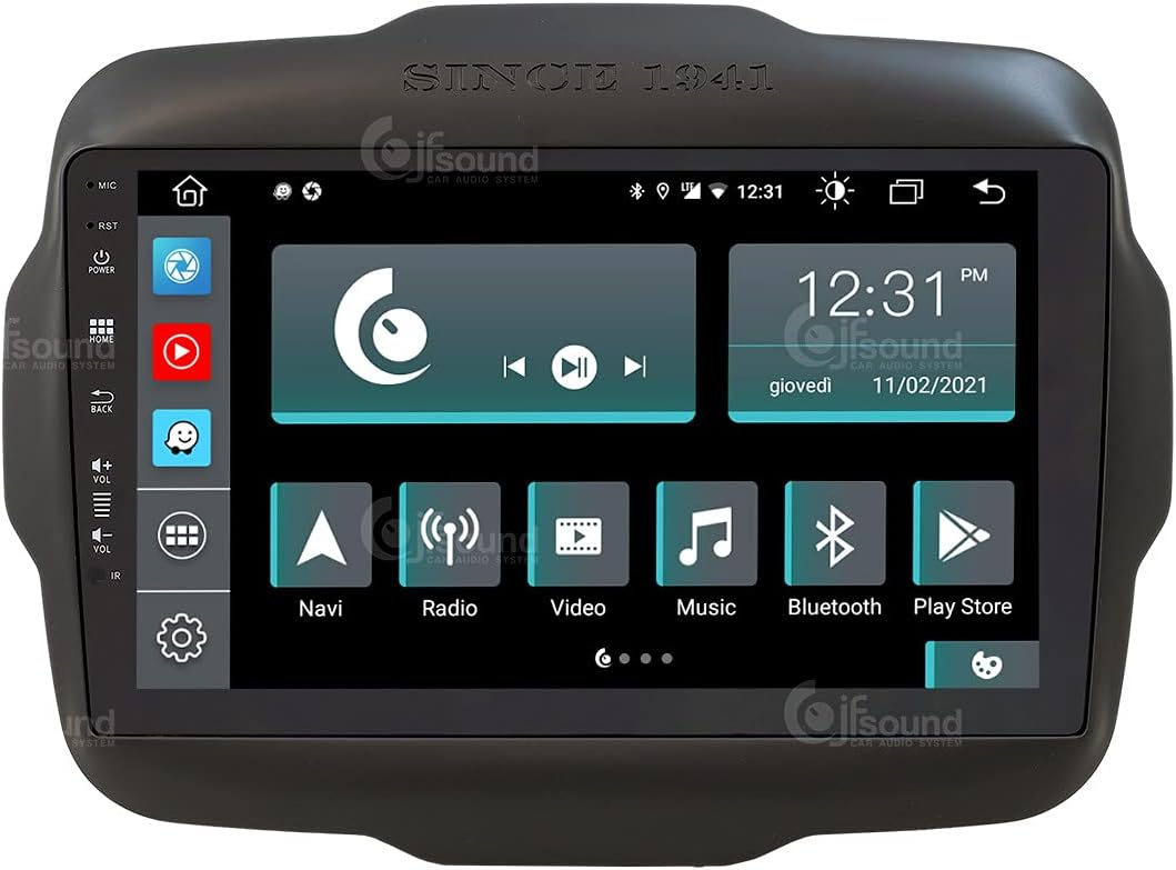 Costum fit Autoradio für Jeep Renegade Android GPS Bluetooth WiFi Dab USB Full HD Touchscreen Displa
