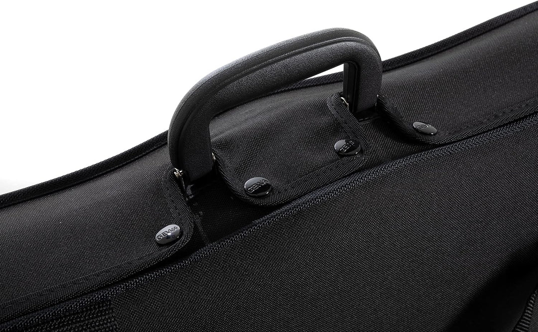 GEWA Violaformetui Liuteria Concerto, Thermokern, wasserabweisend, schwarz, innen Velour blau, Gröss