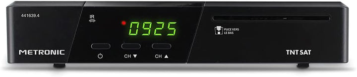 Metronic 441639 Terminal TNT SAT HD, schwarz, Norme TNTSAT, TNTSAT