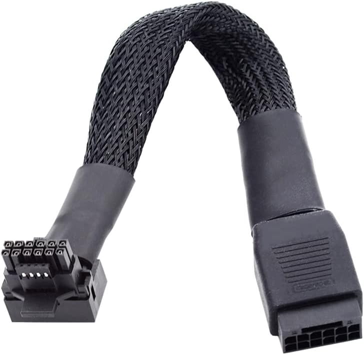 cablecc 12VHPWR ATX3.0 PCI-E 5.0 Power Modular Kabel Stecker zur weiblichen Verlängerung nach Oben a