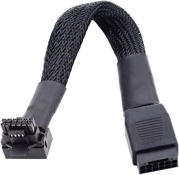 cablecc 12VHPWR ATX3.0 PCI-E 5.0 Power Modular Kabel Stecker zur weiblichen Verlängerung nach Oben a