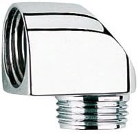 GROHE Brauseabgangswinkel (1/2" x 1/2", für Einhandmischer Wannenbatterien, langlebig), chrom, 45304