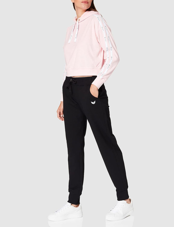 Erima Damen Trainingshose Sweatpants with Cuff 34 Schwarz, 34 Schwarz