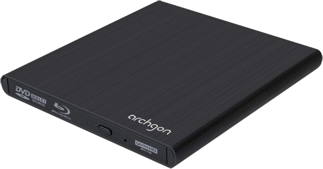 Archgon, Style UHD Externer 4K-Ultra HD BD DVD Player, Blu-ray BDXL Brenner extern für PC, Mac Lapto