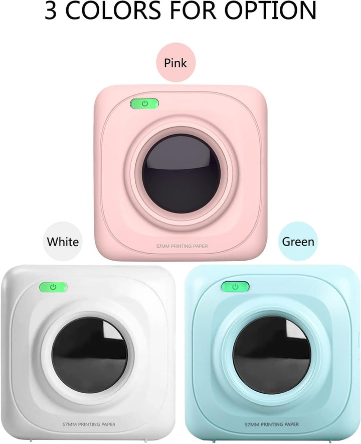 Bisofice PAPERANG P1 Mini Fotodrucker Taschendrucker BT Wireless Thermodrucker Tragbarer Drucker 200