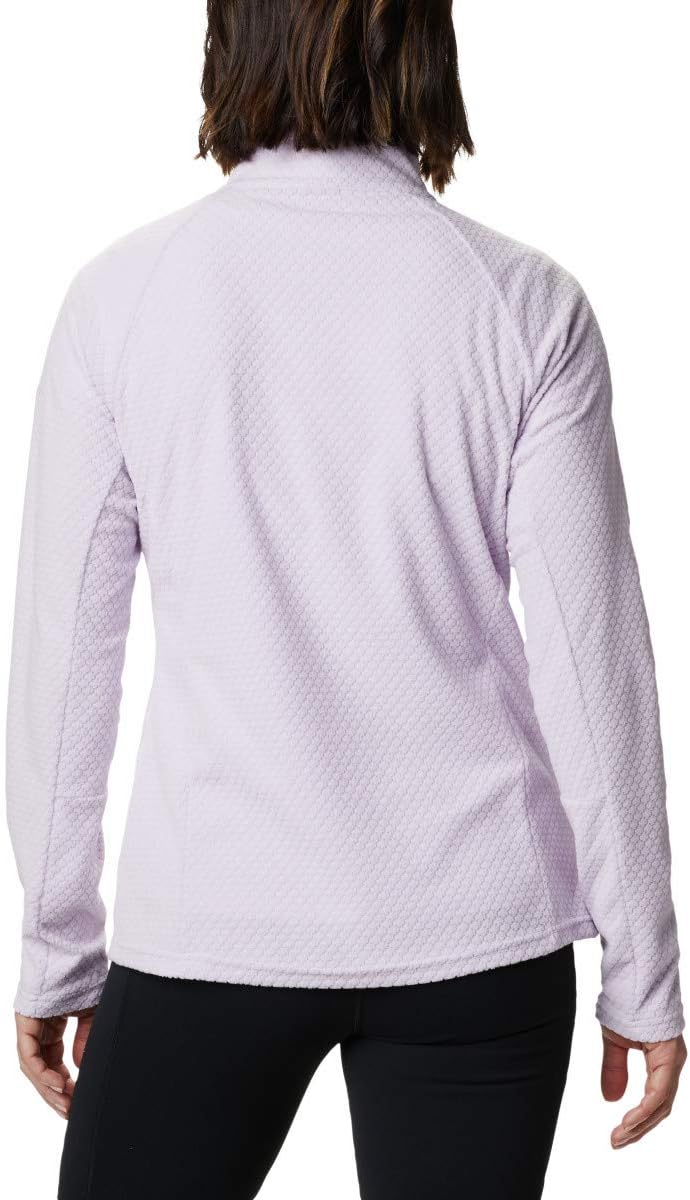 Columbia Fleecejacke mit halbem Reissverschluss für Damen, GLACIAL IV PRINT, AK1130 S Pale Lilac Qui