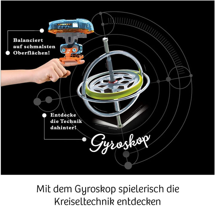 KOSMOS 621025 Monty - Dein Balancier-Roboter, Entdecke wie ein Gyoroskop funktioniert, lass Monty au