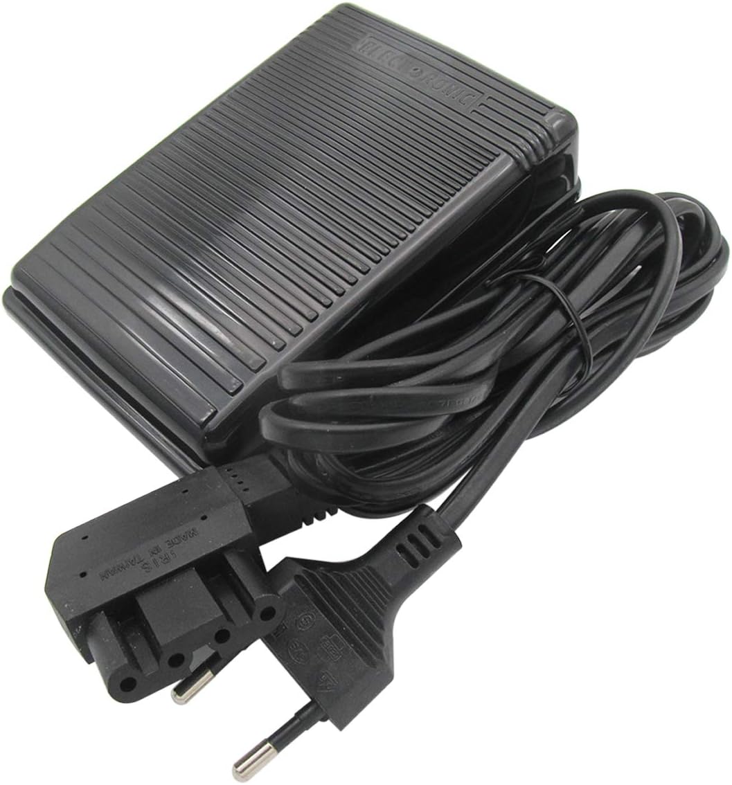 ckpsms-Marke - #325.213.14 + 329.164.04 220V FUSSBEDIENPEDAL + Kabel Passform FÜR Bernina Nähmaschin