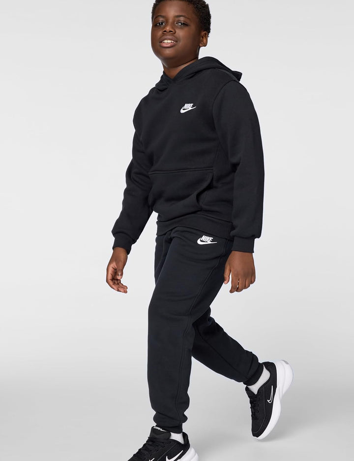 Nike Unisex Kinder NSW Club Trainingshose 122-128 Black/White, 122-128 Black/White