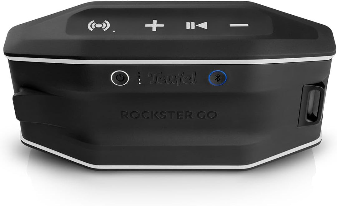 Fender x Teufel ROCKSTER GO 2 Bluetooth Speaker - Tragbarer Lautsprecher für draussen, mit Langer Ak