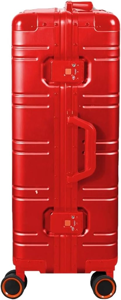 Bowatex Saxoline Motiv Reise Koffer Rollen Trolley Blume Rot Bunt 78 cm gross