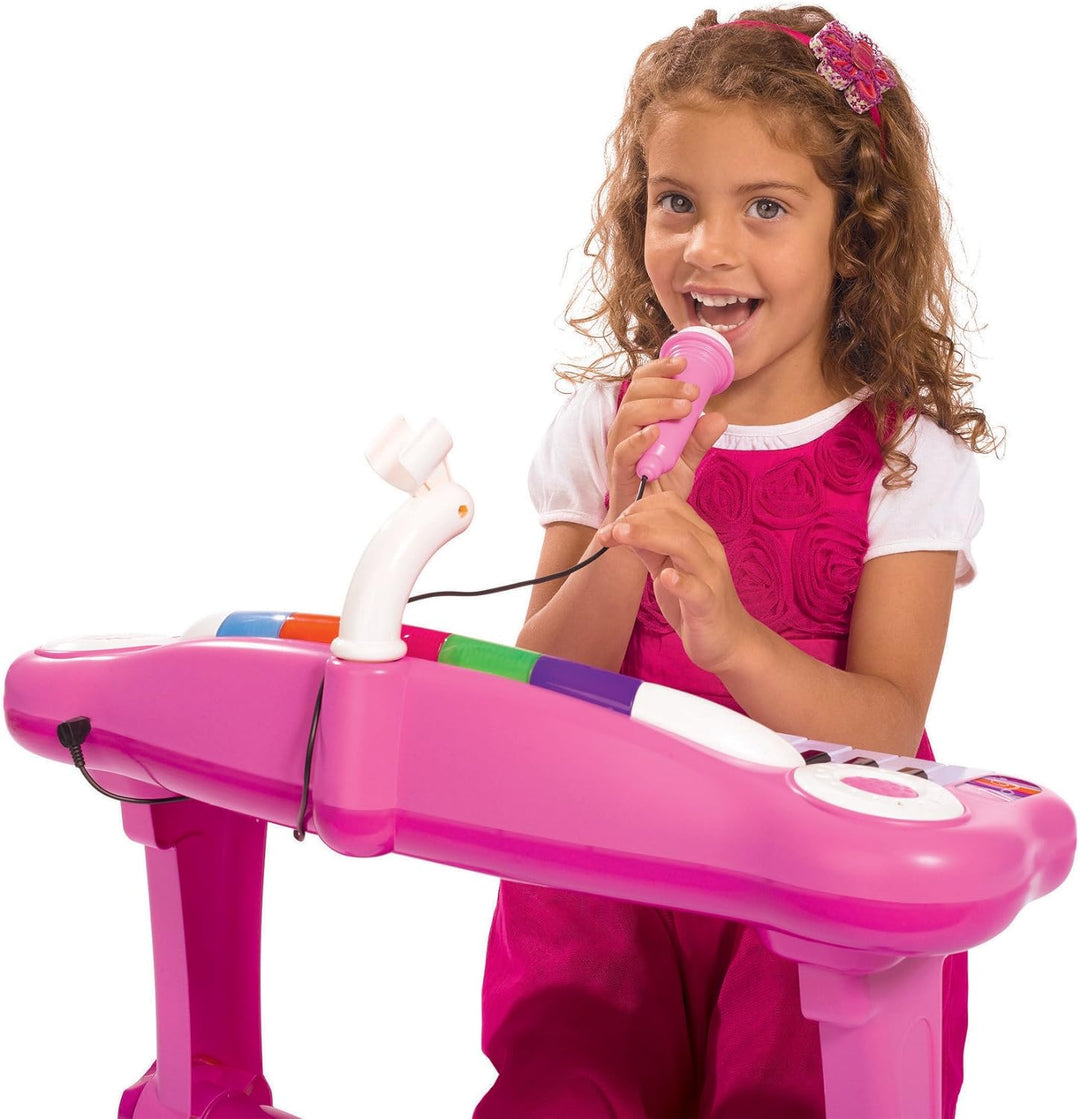 Simba 106830690 - My Music World Girls Standkeyboard, 31 Tasten, Licht und Sound, 55cm, ab 3 Jahre S