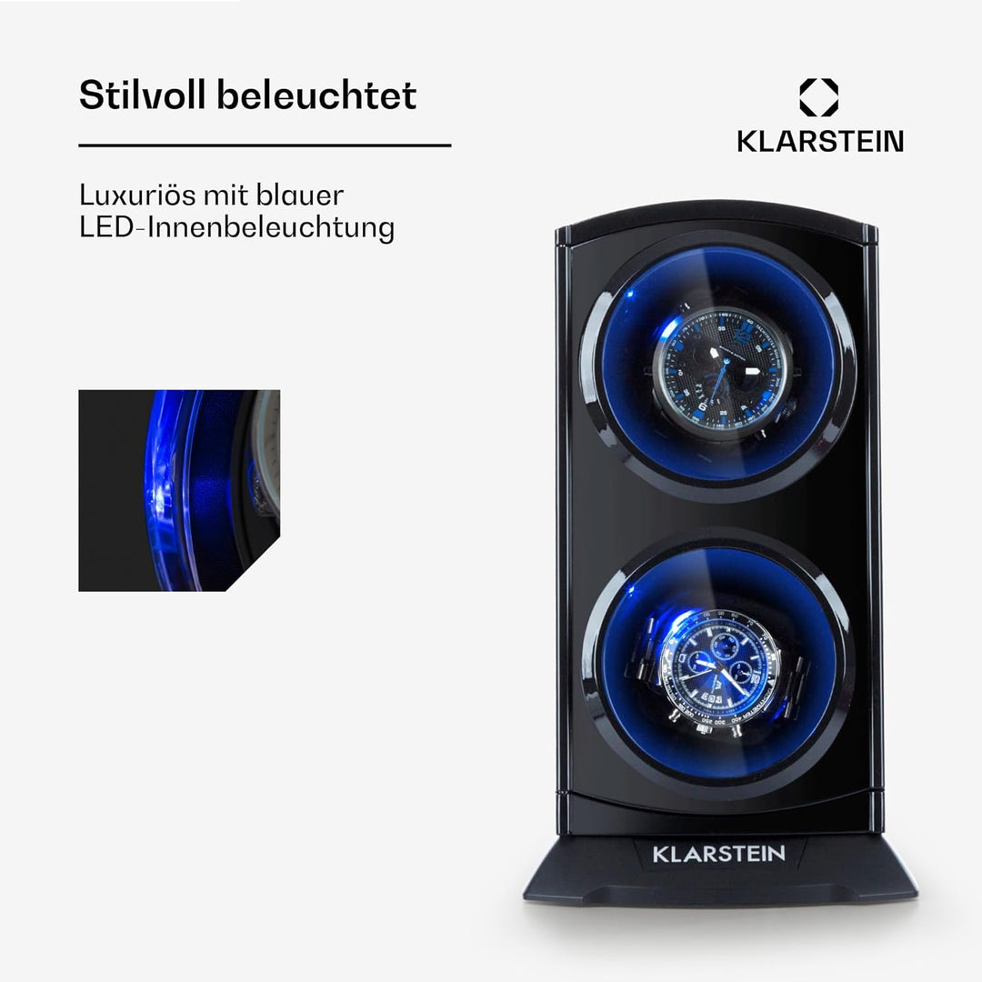Klarstein Uhrenbeweger, Automatik-Uhrenbeweger, Watch Winder, Uhrenbeweger für Automatikuhren, Autom
