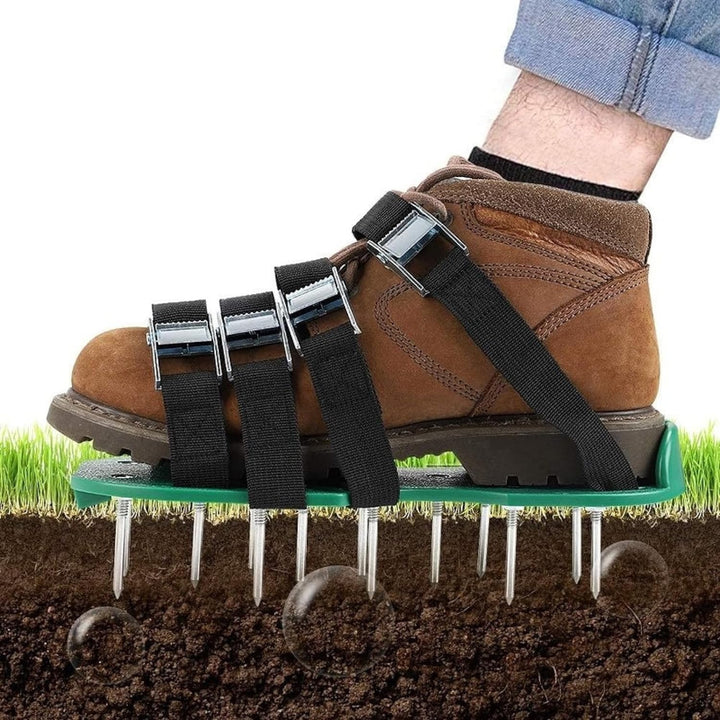 Rasenbelüfter Schuhe, Nagelschuhe Rasenlüfterschuhe Vertikutierer Universal Rasenlüfter Rasen Tiefe