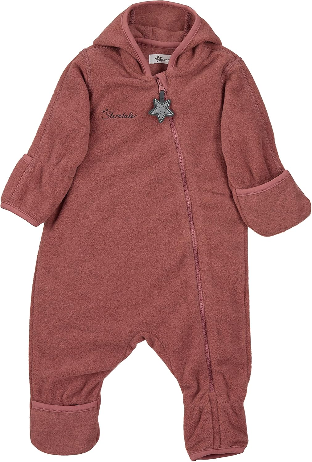 Sterntaler Unisex Baby Overall Fleece Overall 56 Hellrot Mel., 56 Hellrot Mel.