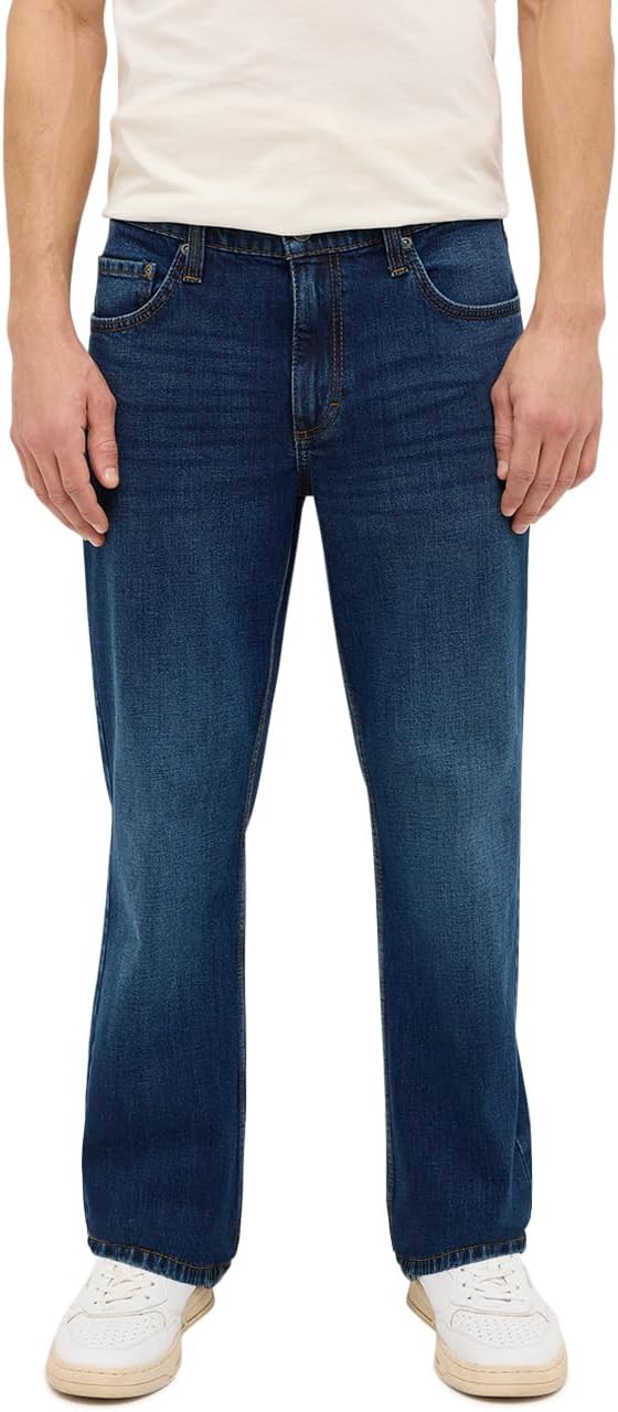 MUSTANG Jeans Herren Stretch Big Sur Regular Fit Jeanshose Hose Denim Blau Schwarz 30 31 32 33 34 36