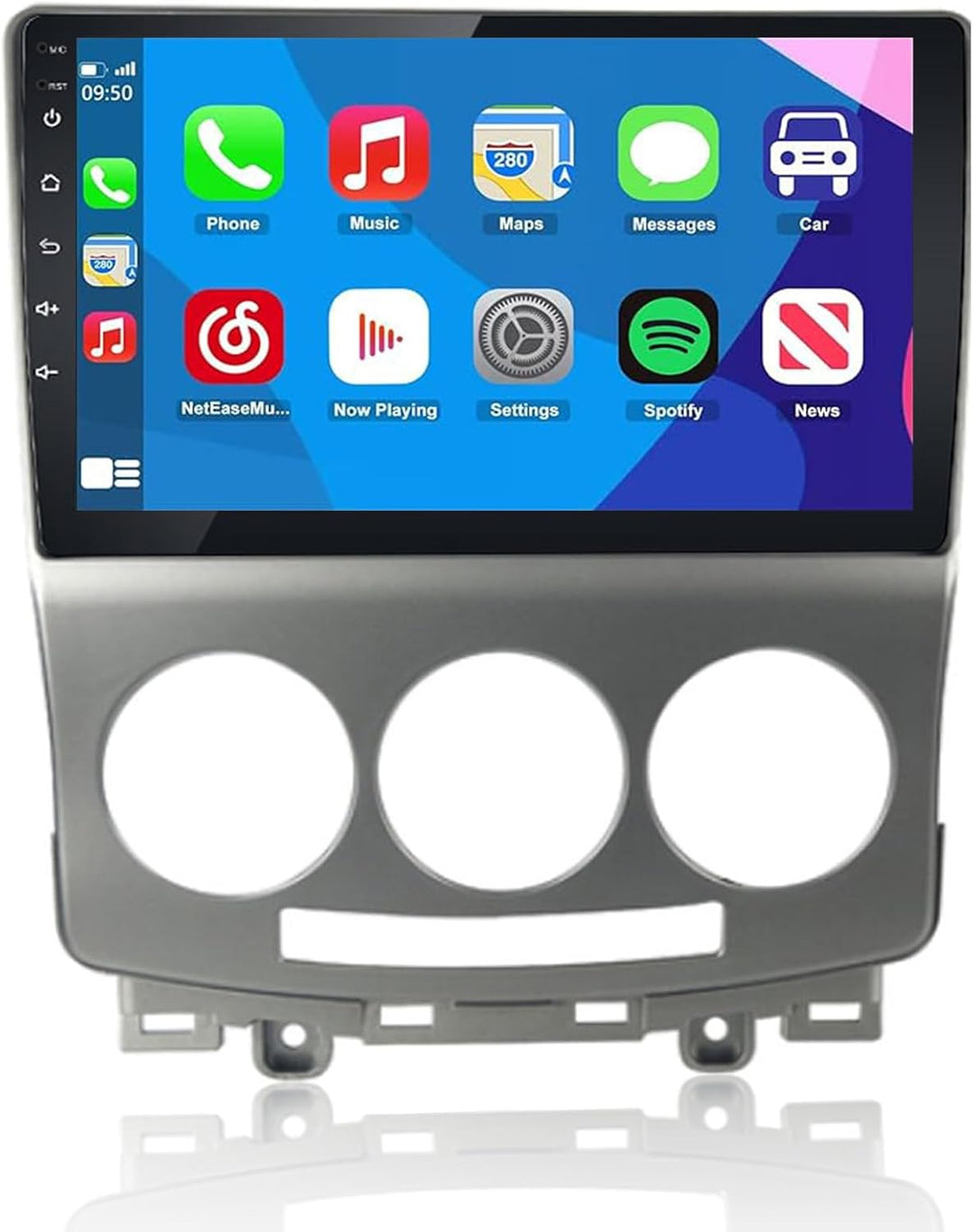 LEXXSON Carplay Radio Android Radio für Mazda 5 2005-2010 mit 9 Zoll kapazitivem Touchscreen SWC GPS