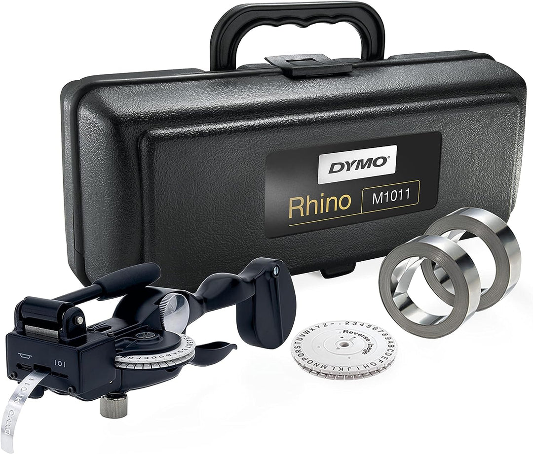 Dymo Rhino M1011 im stabilen Hartschalenkoffer, Schwarz