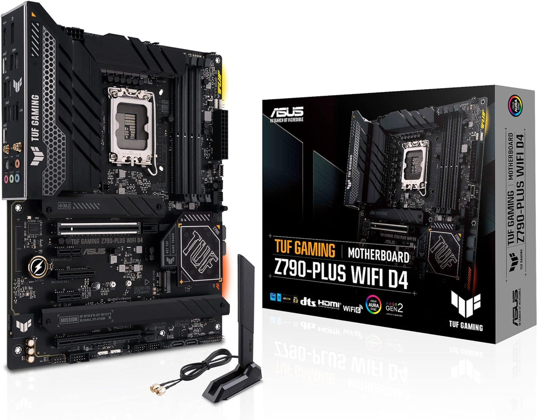 ASUS TUF Z790 PLUS - Intel LGA 1700 ATX VRM 20+1-Phasen-Motherboard, DDR4, fünf M.2-Steckplätze, PCI