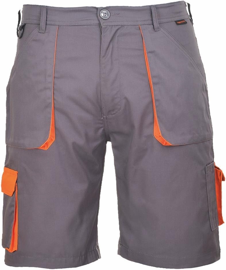 Portwest Portwest Texo Kontrast-Shorts, Grösse: L, Farbe: Grau, TX14GRRL, L